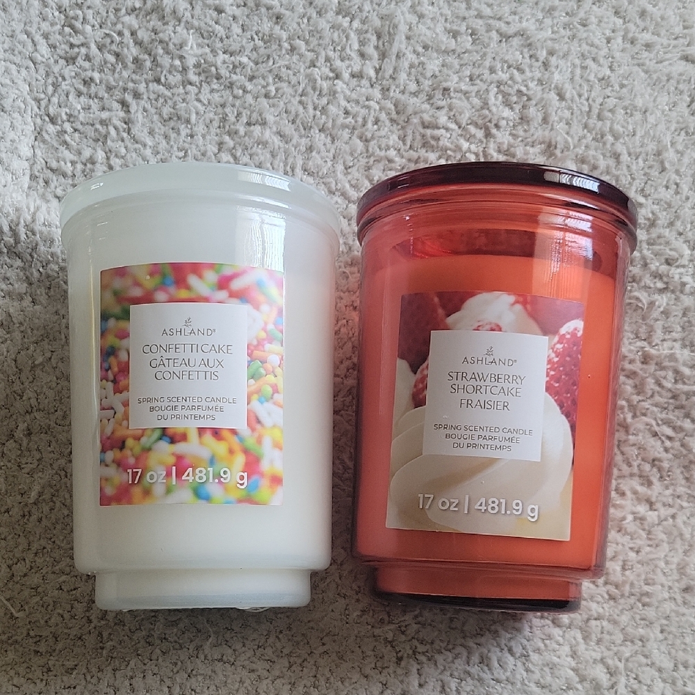 Ashland Confetti Cake & Strawberry Shortcake Candle Duo